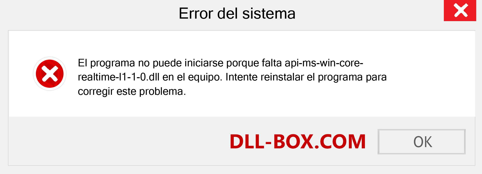 ¿Falta el archivo api-ms-win-core-realtime-l1-1-0.dll ?. Descargar para Windows 7, 8, 10 - Corregir api-ms-win-core-realtime-l1-1-0 dll Missing Error en Windows, fotos, imágenes